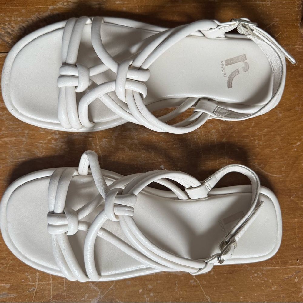 White Strappy Sandals